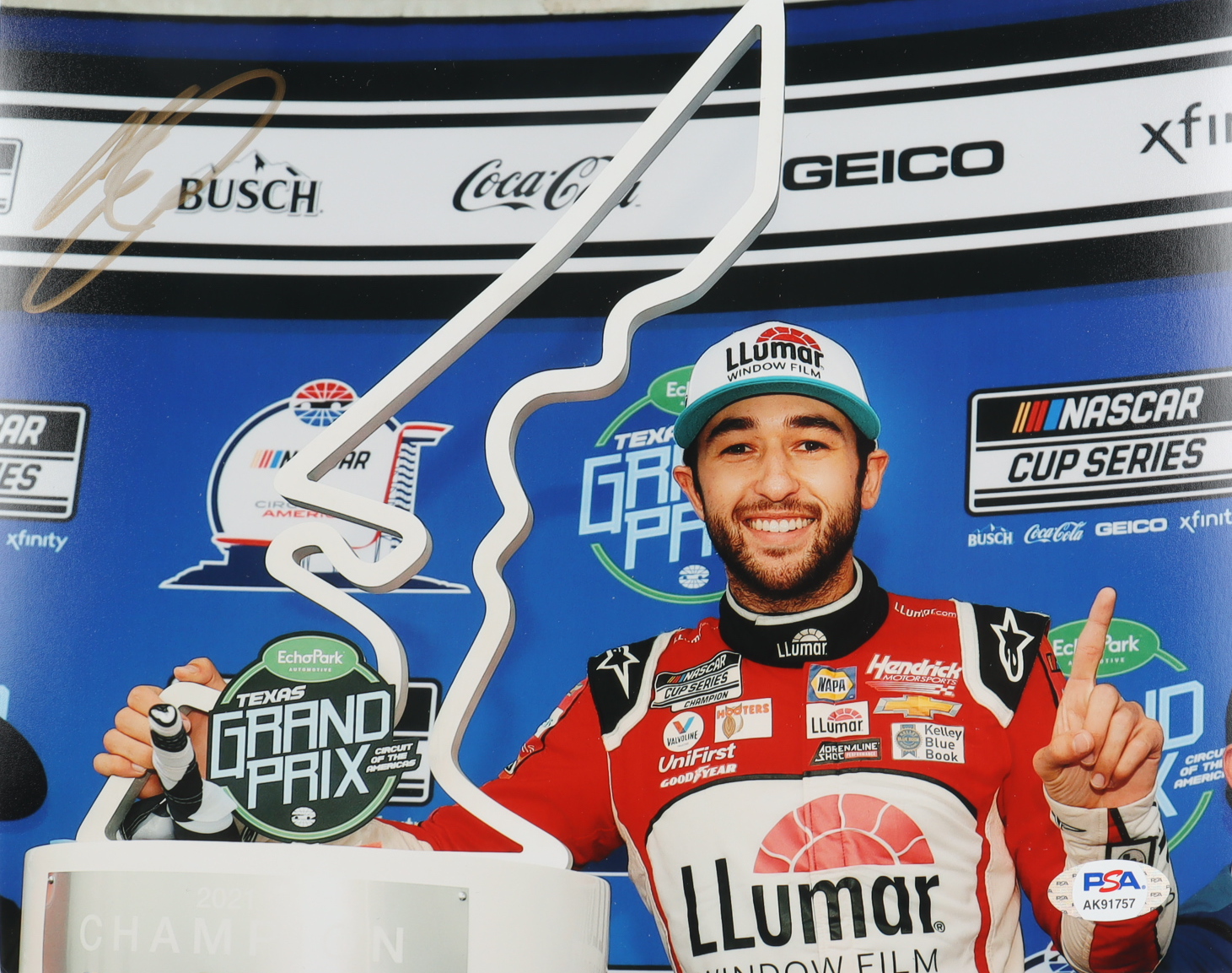 Chase Elliott Signed NASCAR 8x10 Photo (PSA) at PristineAuction.com Chase Elliott Signed NASCAR 8x10 Photo (PSA) at PristineAuction.com