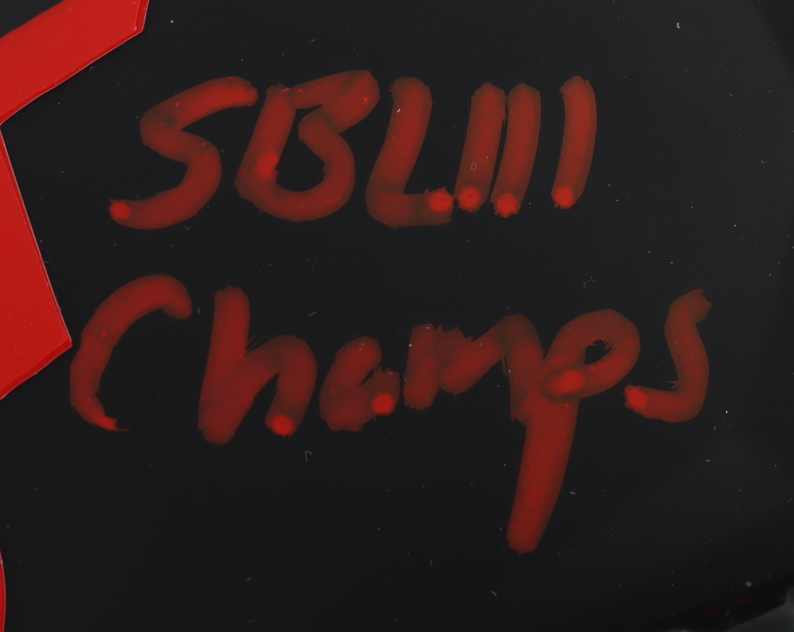 Sony Michel Signed Patriots Full-Size Authentic On-Field Eclipse Alternate Speed Helmet Inscribed "SBLIII Champs" (Beckett) at PristineAuction.com Sony Michel Signed Patriots Full-Size Authentic On-Field Eclipse Alternate Speed Helmet Inscribed "SBLIII Champs" (Beckett) at PristineAuction.com