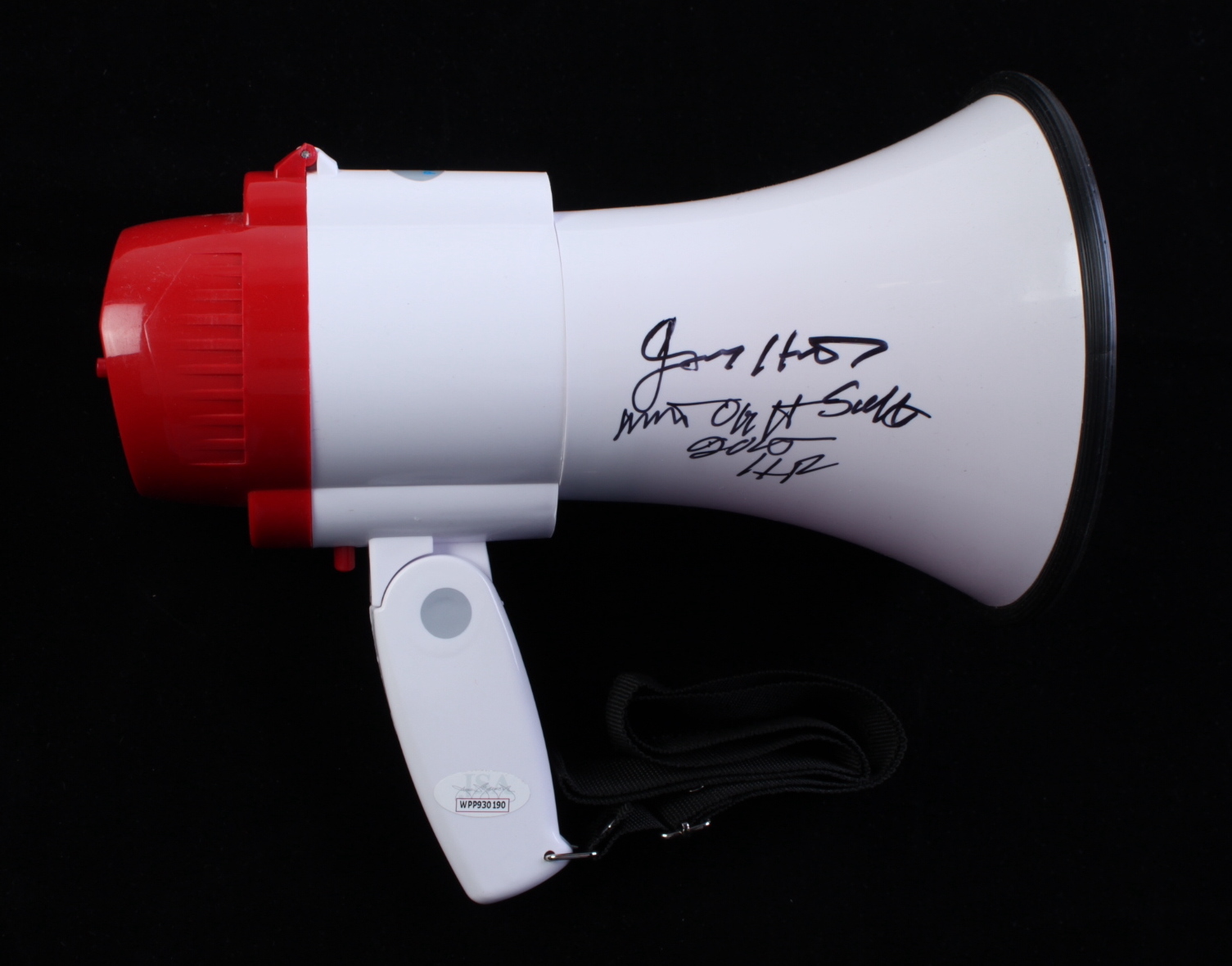Jimmy Hart Signed Megaphone Inscribed "Mouth of the South" & "2005 HOF" (JSA) at PristineAuction.com Jimmy Hart Signed Megaphone Inscribed "Mouth of the South" & "2005 HOF" (JSA) at PristineAuction.com