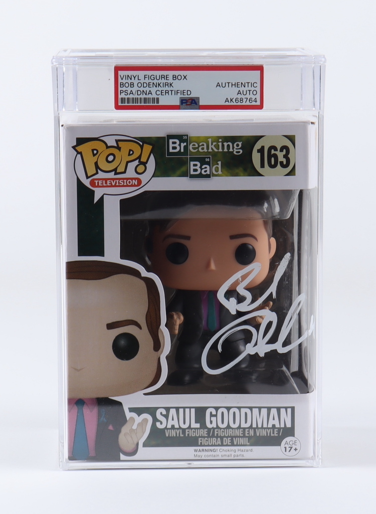 Bob Odenkirk Signed "Breaking Bad" #163 Saul Goodman Funko Pop! Vinyl Figure (PSA) at PristineAuction.com Bob Odenkirk Signed "Breaking Bad" #163 Saul Goodman Funko Pop! Vinyl Figure (PSA) at PristineAuction.com