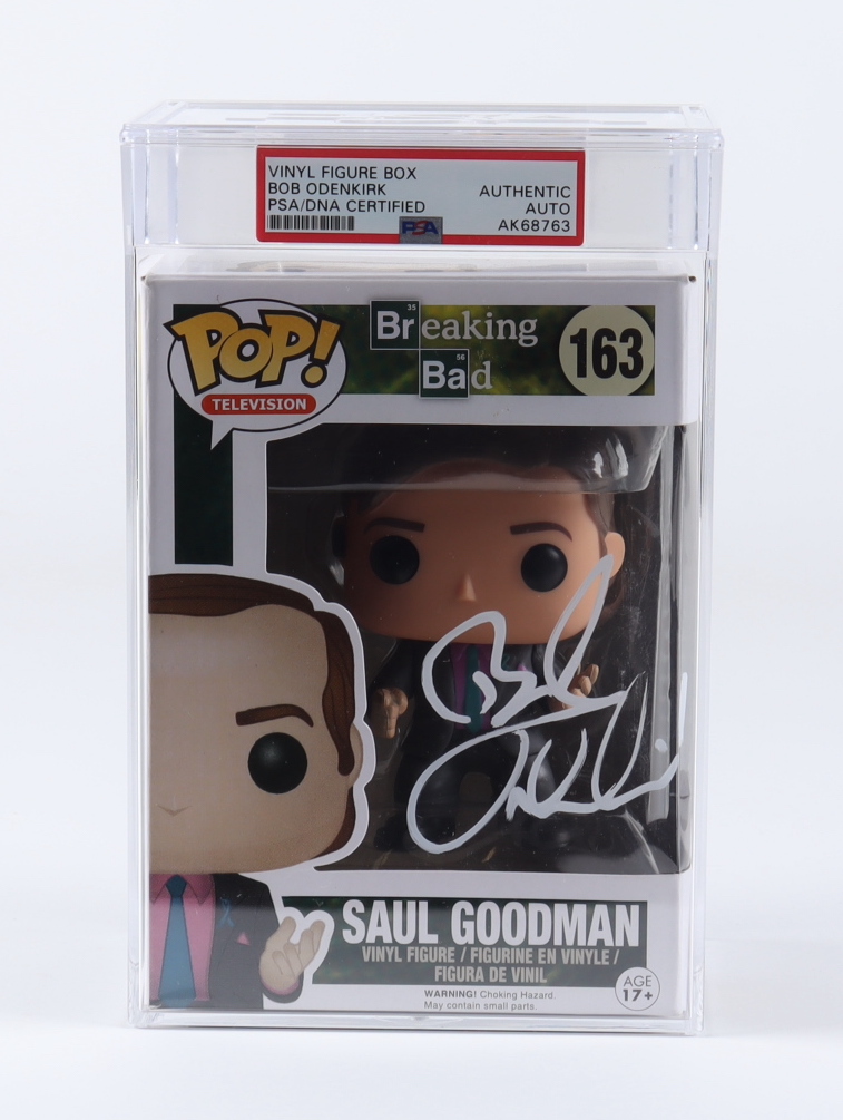 Bob Odenkirk Signed "Breaking Bad" #163 Saul Goodman Funko Pop! Vinyl Figure (PSA) at PristineAuction.com Bob Odenkirk Signed "Breaking Bad" #163 Saul Goodman Funko Pop! Vinyl Figure (PSA) at PristineAuction.com
