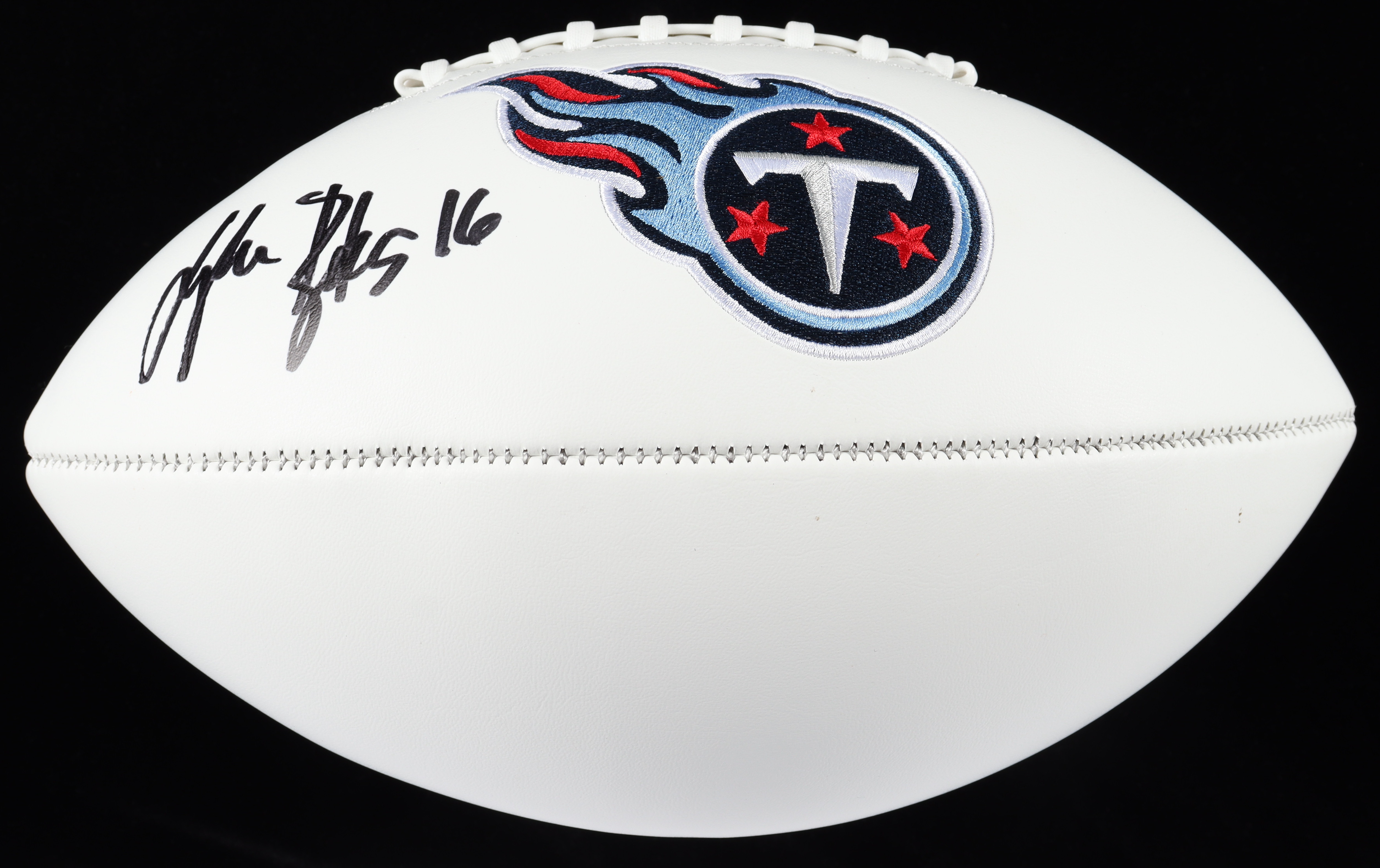 Treylon Burks Signed Titans Logo Football (Beckett) at PristineAuction.com Treylon Burks Signed Titans Logo Football (Beckett) at PristineAuction.com