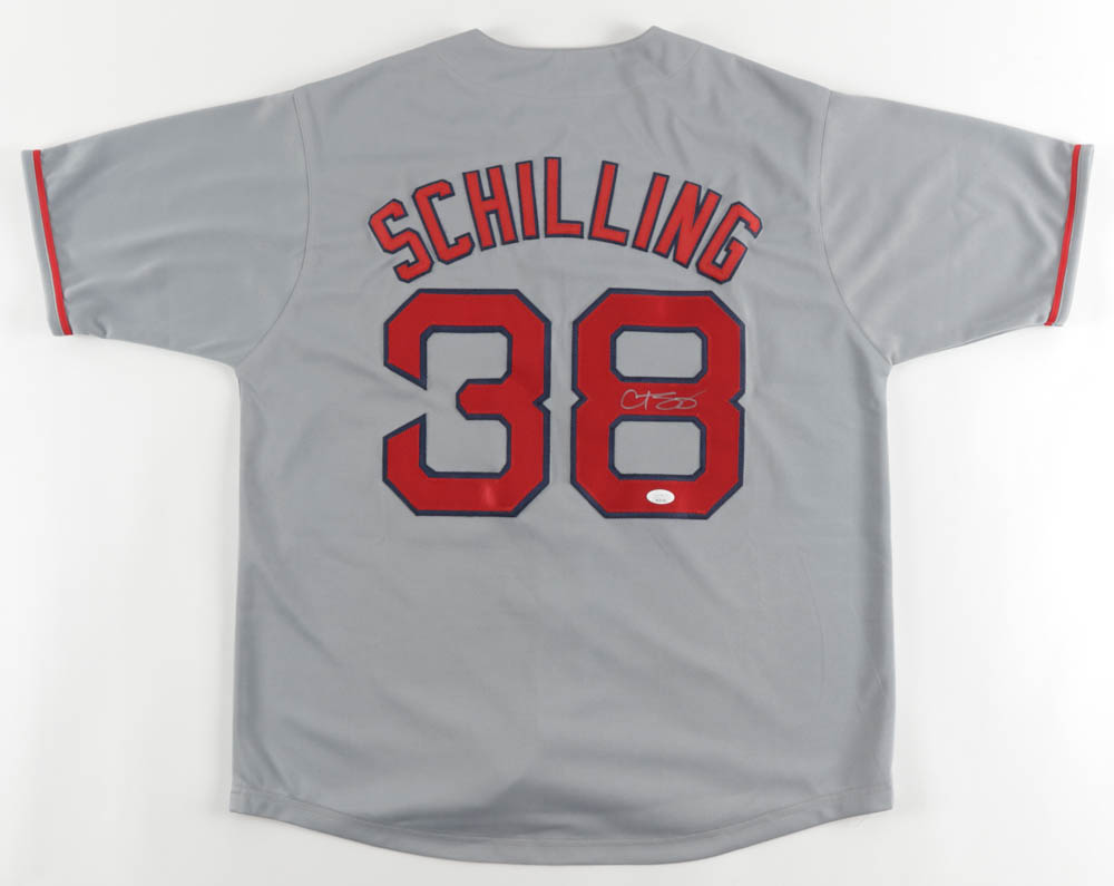 Curt Schilling Signed Jersey (JSA) at PristineAuction.com Curt Schilling Signed Jersey (JSA) at PristineAuction.com