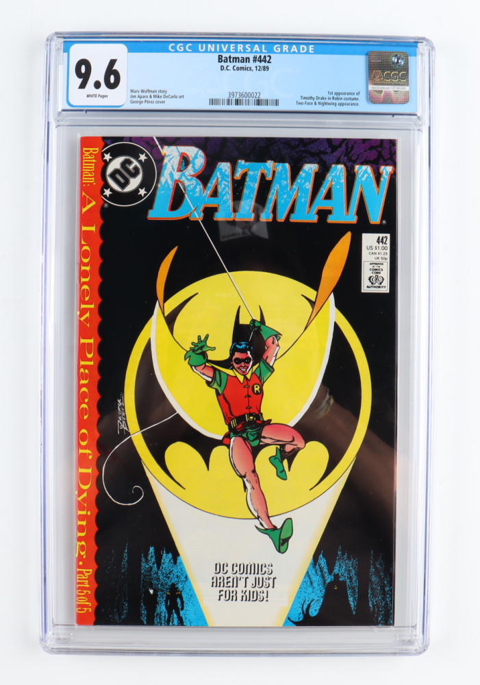1989 "Batman" Issue #442 DC Comic Book (CGC 9.6) | Pristine Auction