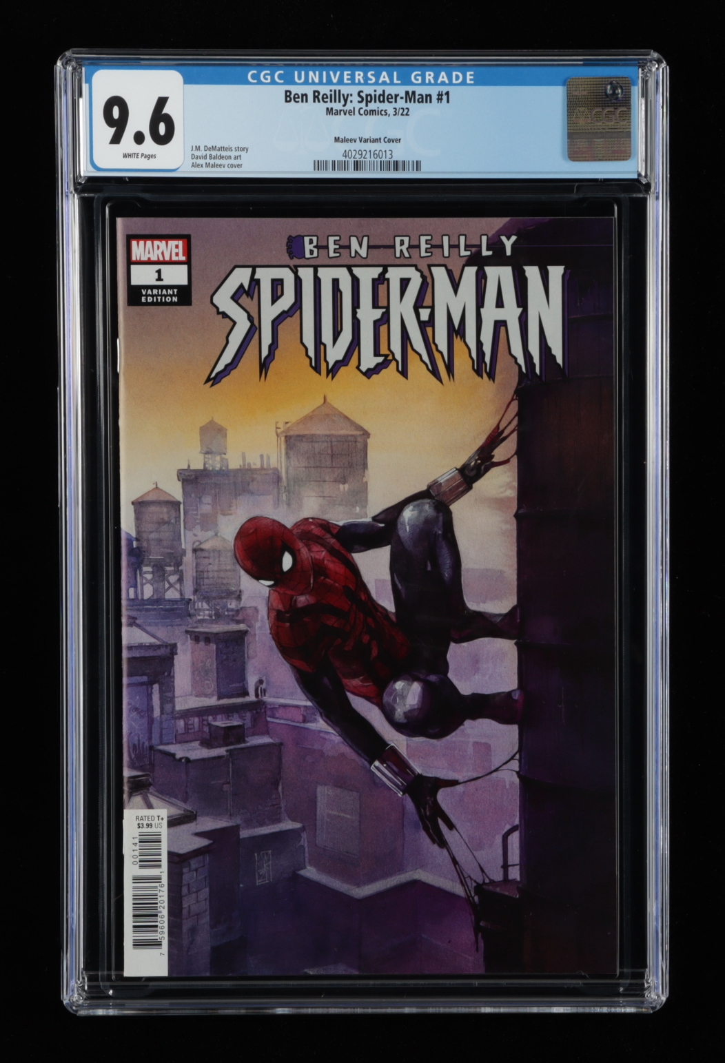 2022 "Ben Reilly: Spider-Man" Issue #1 Marvel Comic Book (CGC 9.6) at PristineAuction.com 2022 "Ben Reilly: Spider-Man" Issue #1 Marvel Comic Book (CGC 9.6) at PristineAuction.com