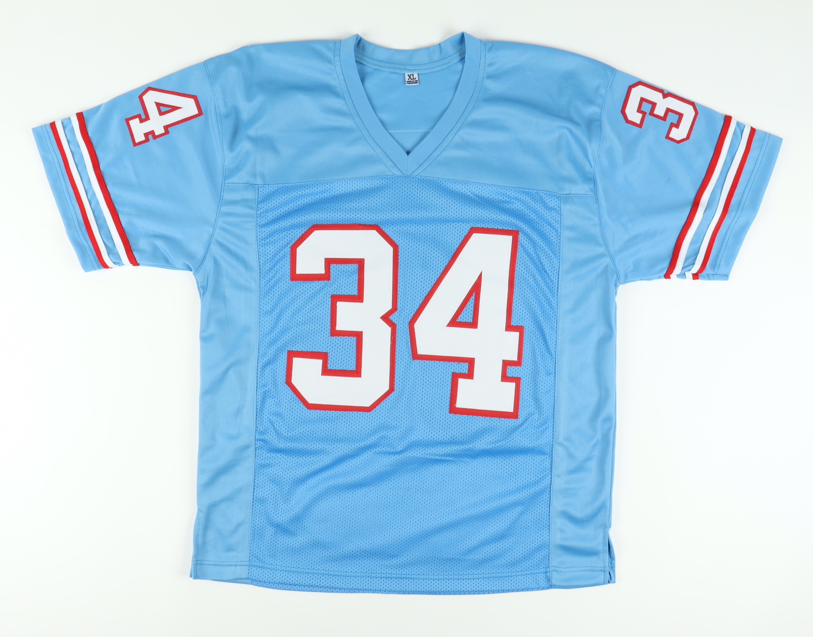 Earl Campbell Signed Career Highlight Stat Jersey (Beckett) at PristineAuction.com Earl Campbell Signed Career Highlight Stat Jersey (Beckett) at PristineAuction.com