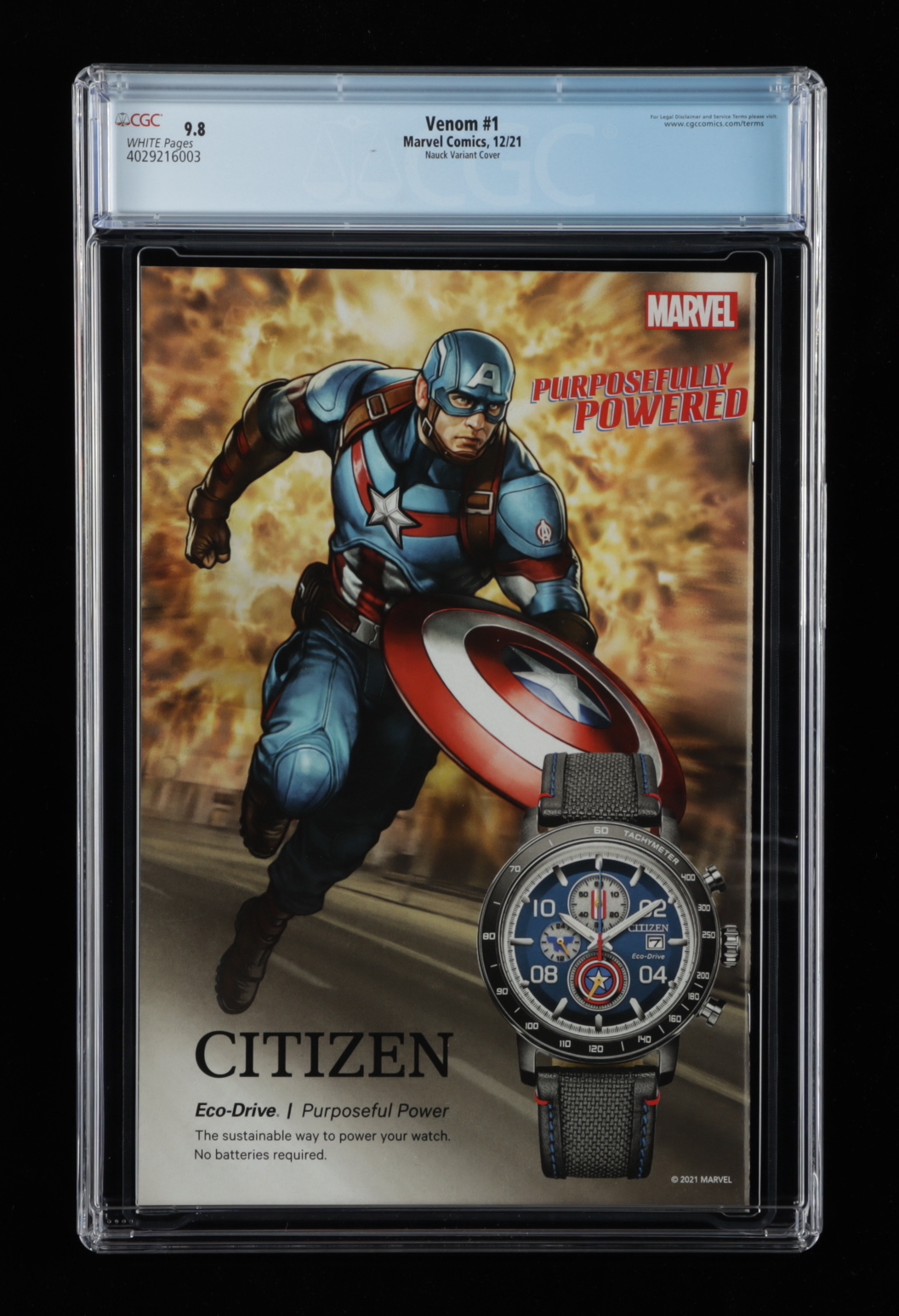 2021 "Venom" Issue #1 Marvel Comic Book (CGC 9.8) at PristineAuction.com 2021 "Venom" Issue #1 Marvel Comic Book (CGC 9.8) at PristineAuction.com