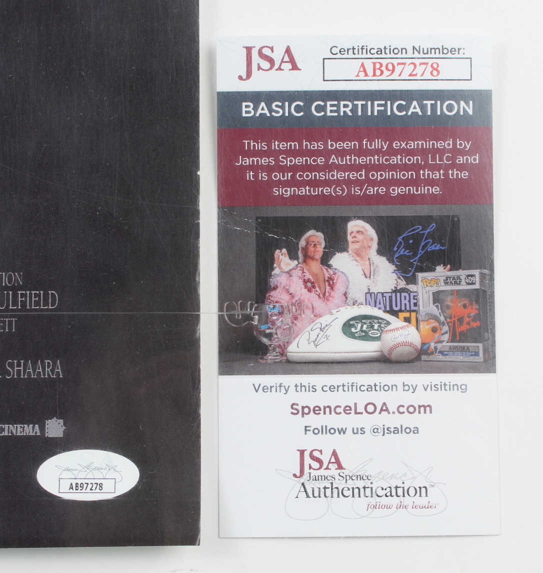 Tom Berenger Signed "Gettysburg" 11x17 Movie Print with Multiple Inscriptions (JSA) at PristineAuction.com Tom Berenger Signed "Gettysburg" 11x17 Movie Print with Multiple Inscriptions (JSA) at PristineAuction.com