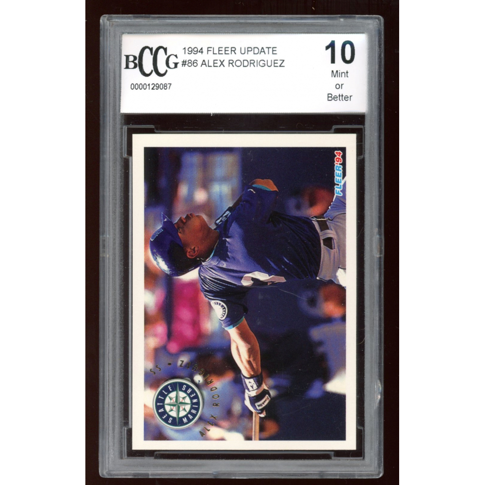 Alex Rodriguez 1994 Fleer Update #U86 RC (BCCG 10) | Pristine Auction