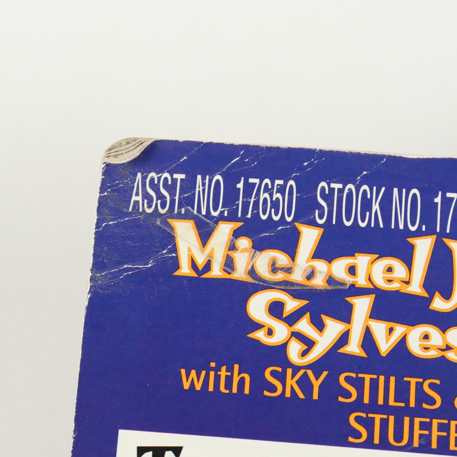 Michael Jordan & Sylvester with Sky Stilts & Plunger Stuffer Space Jam Action Figure at PristineAuction.com Michael Jordan & Sylvester with Sky Stilts & Plunger Stuffer Space Jam Action Figure at PristineAuction.com