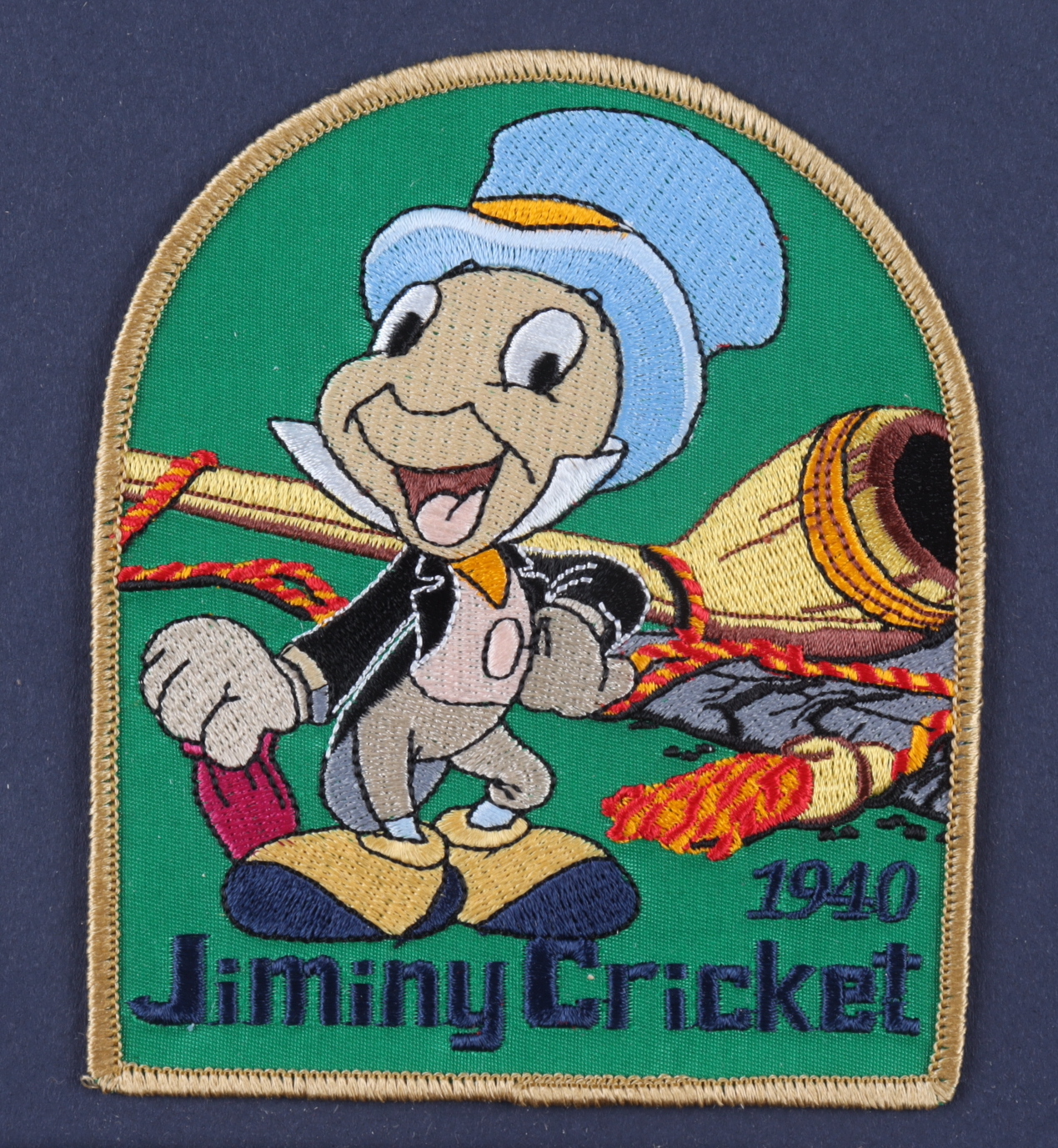 Thomas Kinkade Walt Disney's "Pinocchio" 16x20 Custom Framed Print Display with Pinocchio Patch at PristineAuction.com Thomas Kinkade Walt Disney's "Pinocchio" 16x20 Custom Framed Print Display with Pinocchio Patch at PristineAuction.com