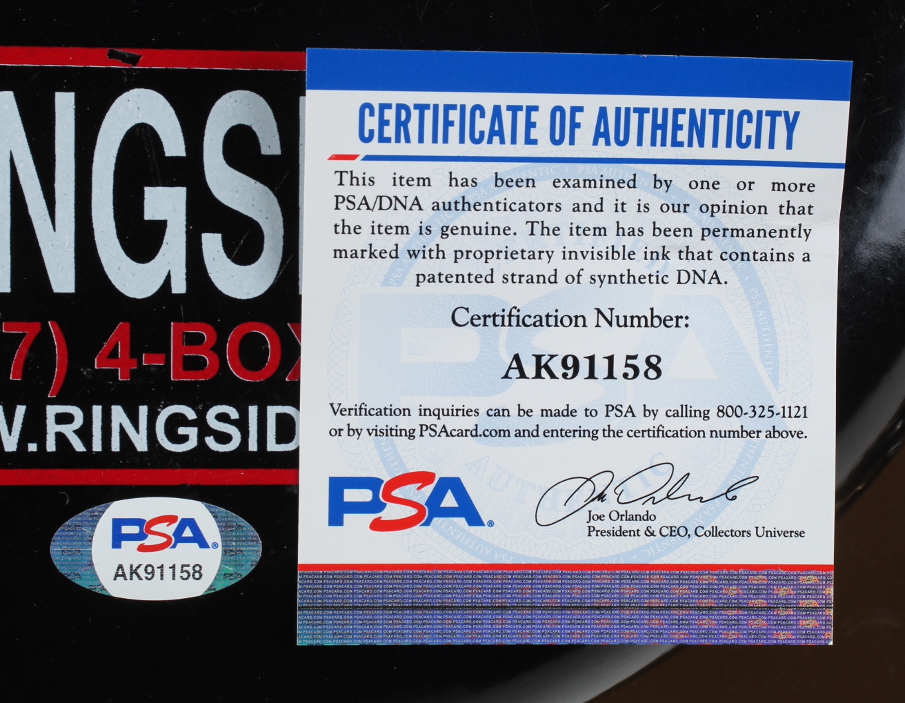 Mike Tyson Signed Authentic Ringside Boxing Bell (PSA & Tyson) at PristineAuction.com Mike Tyson Signed Authentic Ringside Boxing Bell (PSA & Tyson) at PristineAuction.com