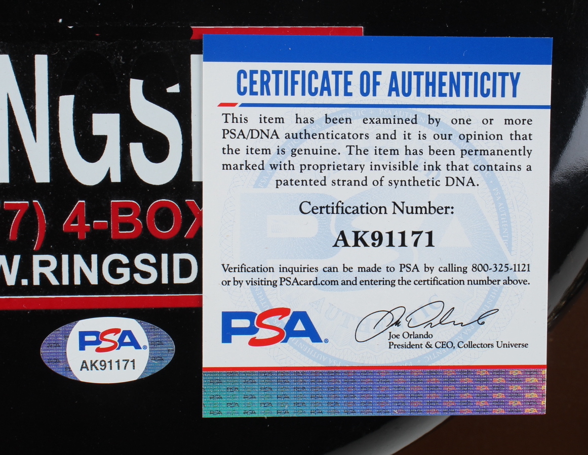 Mike Tyson Signed Authentic Ringside Boxing Bell (PSA & Tyson) at PristineAuction.com Mike Tyson Signed Authentic Ringside Boxing Bell (PSA & Tyson) at PristineAuction.com