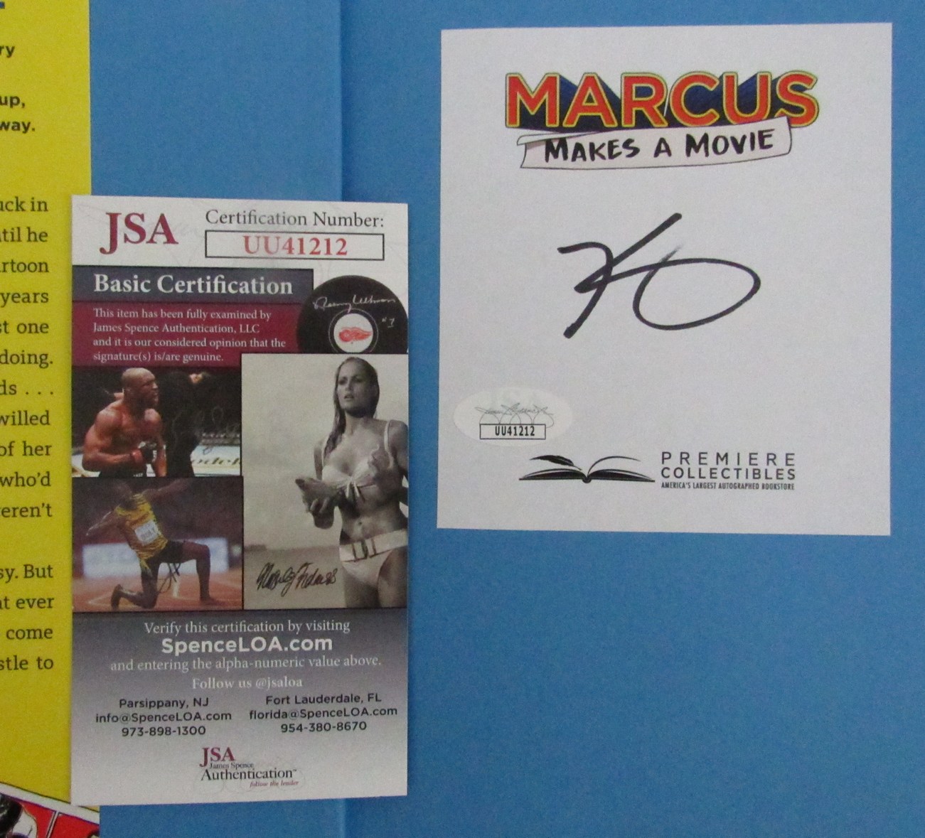 Kevin Hart Signed "Marcus Makes a Movie" Hardcover Book (JSA) at PristineAuction.com Kevin Hart Signed "Marcus Makes a Movie" Hardcover Book (JSA) at PristineAuction.com