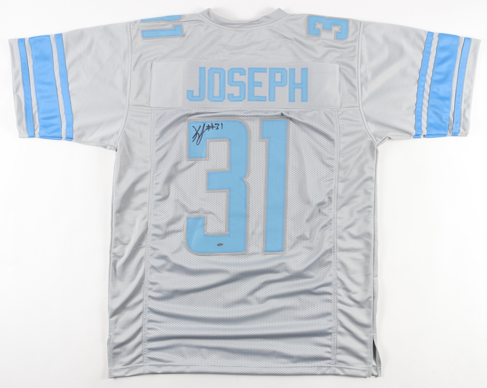 Kerby Joseph Signed Jersey (OKAuthentics) at PristineAuction.com Kerby Joseph Signed Jersey (OKAuthentics) at PristineAuction.com