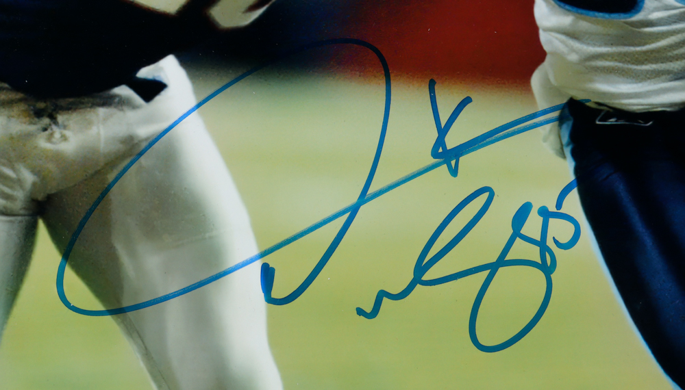 Derrick Mason Signed Titans 16x20 Photo (JSA) at PristineAuction.com Derrick Mason Signed Titans 16x20 Photo (JSA) at PristineAuction.com