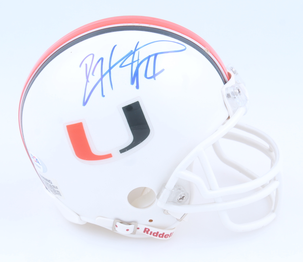 Devin Hester Signed Miami Hurricanes Mini Helmet (PSA) at PristineAuction.com Devin Hester Signed Miami Hurricanes Mini Helmet (PSA) at PristineAuction.com