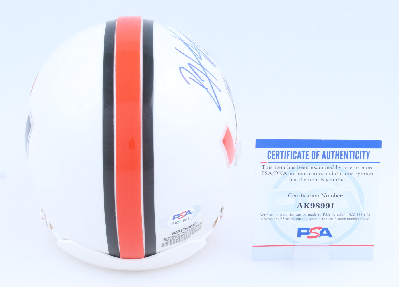 Devin Hester Signed Miami Hurricanes Mini Helmet (PSA) at PristineAuction.com Devin Hester Signed Miami Hurricanes Mini Helmet (PSA) at PristineAuction.com