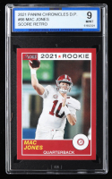 Mac Jones 2021 Panini Chronicles Draft Picks Score Retro #66 RC (ISA 9) at PristineAuction.com