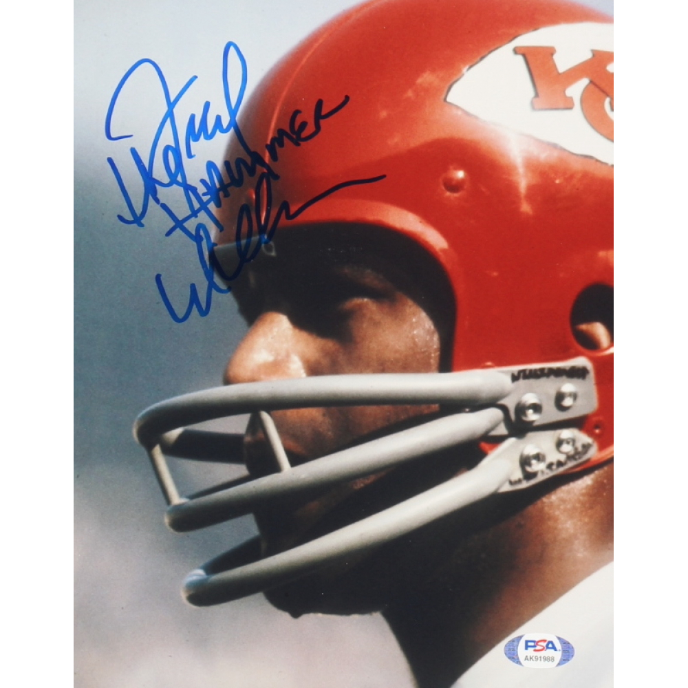 Fred "The Hammer" Williamson Signed Chiefs 8x10 Photo (PSA) Pristine