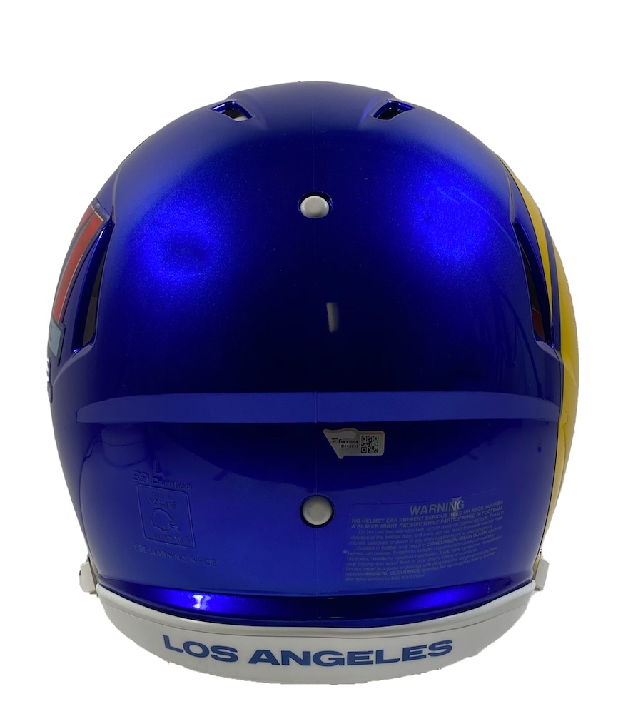 Cooper Kupp Signed Rams Super Bowl LVI Logo Full-Size Authentic On-Field Speed Helmet (Fanatics) at PristineAuction.com Cooper Kupp Signed Rams Super Bowl LVI Logo Full-Size Authentic On-Field Speed Helmet (Fanatics) at PristineAuction.com