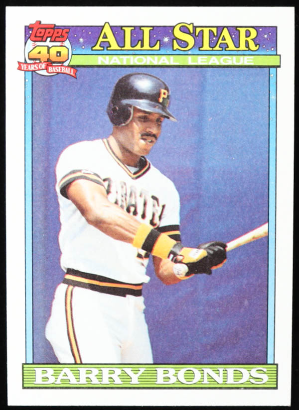 Barry Bonds 1991 Topps #401 All Star at PristineAuction.com Barry Bonds 1991 Topps #401 All Star at PristineAuction.com