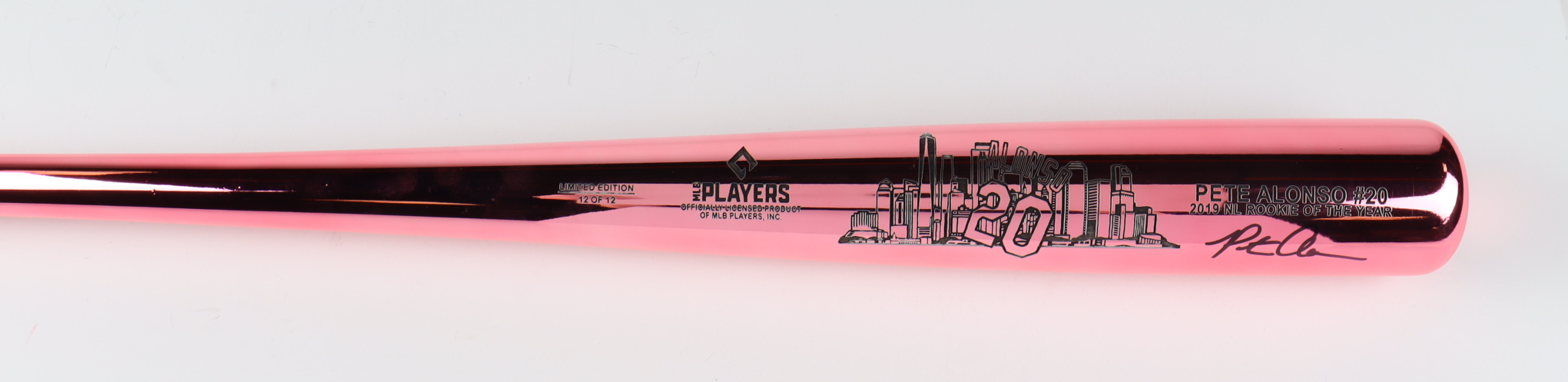 Pete Alonso Signed LE MLB Players Chrome Player Stat Baseball Bat (Fanatics & MLB) at PristineAuction.com Pete Alonso Signed LE MLB Players Chrome Player Stat Baseball Bat (Fanatics & MLB) at PristineAuction.com