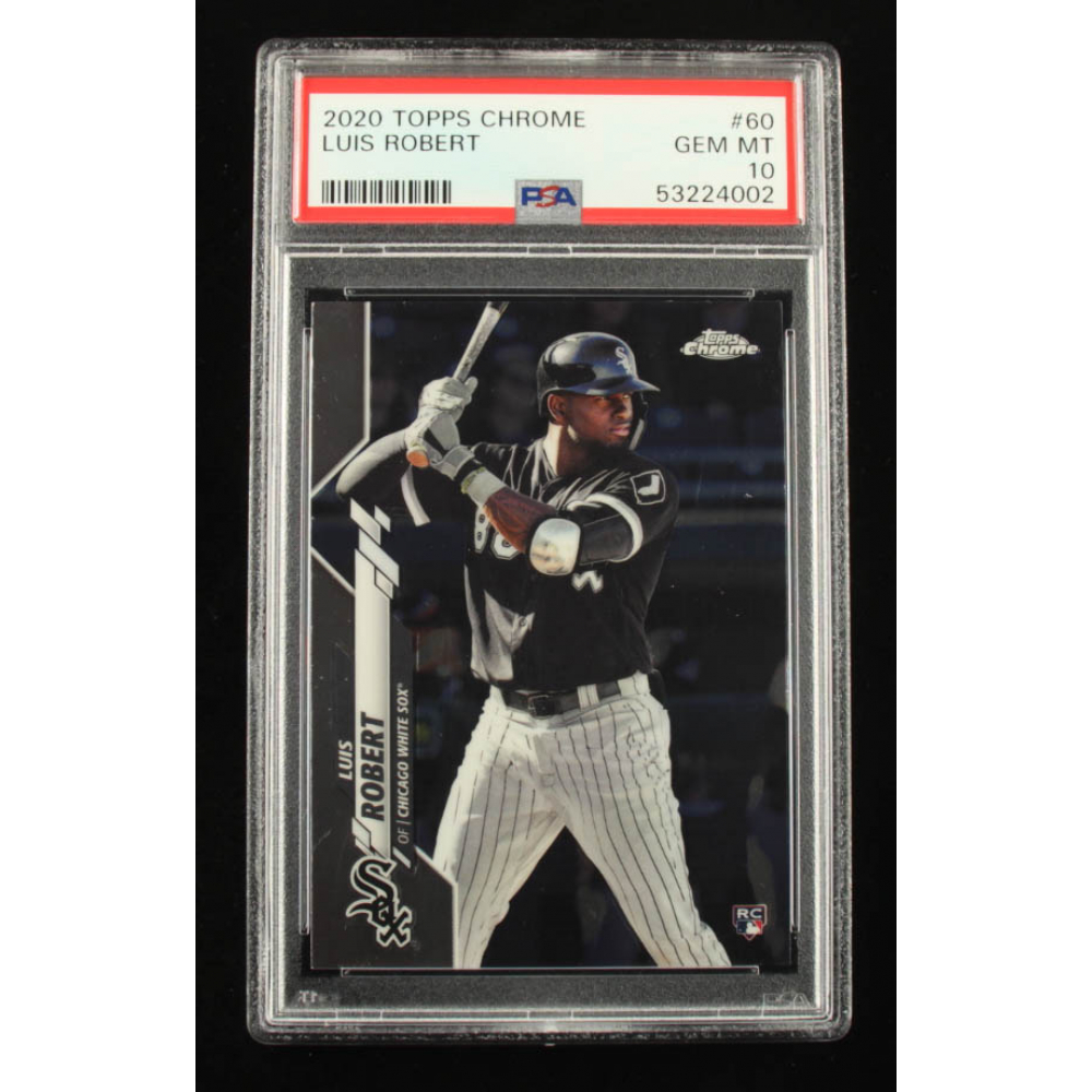 Luis Robert 2020 Topps Chrome #60 RC (PSA 10) | Pristine Auction