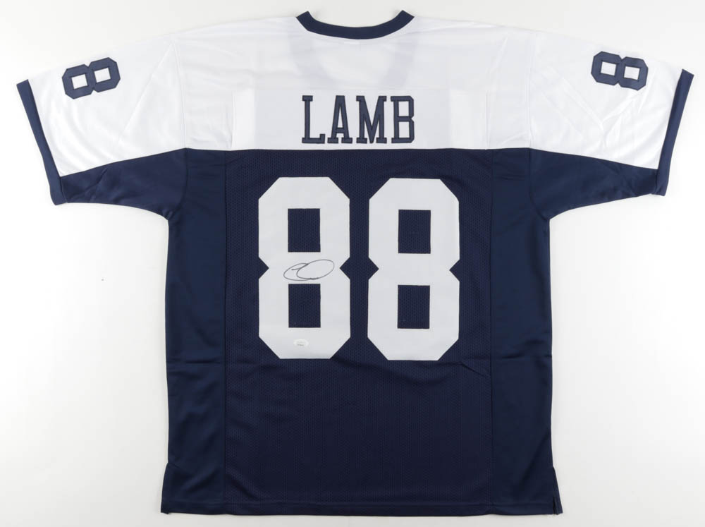 CeeDee Lamb Signed Jersey (JSA) at PristineAuction.com CeeDee Lamb Signed Jersey (JSA) at PristineAuction.com