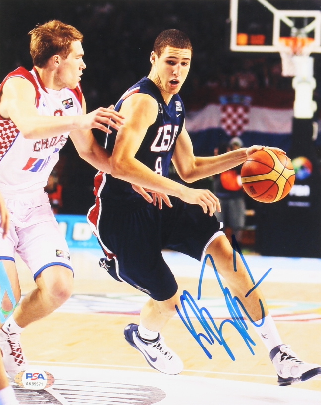 Klay Thompson Signed Team USA 8x10 Photo (PSA) at PristineAuction.com Klay Thompson Signed Team USA 8x10 Photo (PSA) at PristineAuction.com