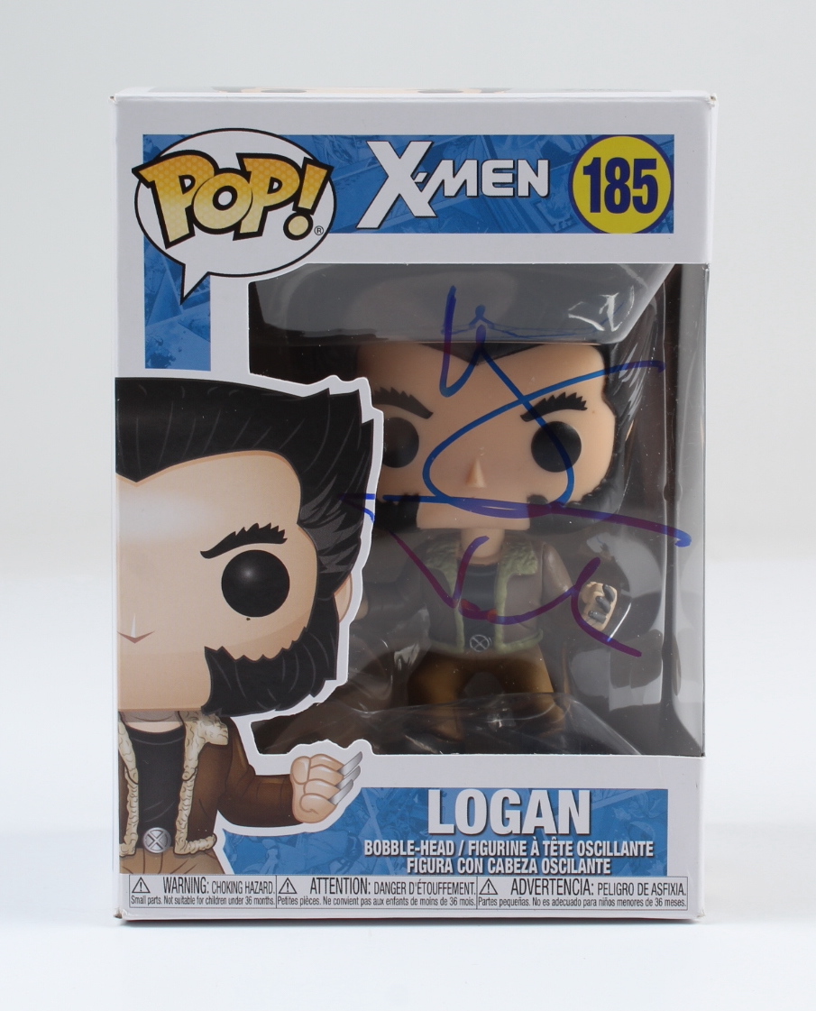 Hugh Jackman Signed "X-Men" #185 Logan Funko Pop! Vinyl Bobble-Head Figure (AutographCOA) at PristineAuction.com Hugh Jackman Signed "X-Men" #185 Logan Funko Pop! Vinyl Bobble-Head Figure (AutographCOA) at PristineAuction.com