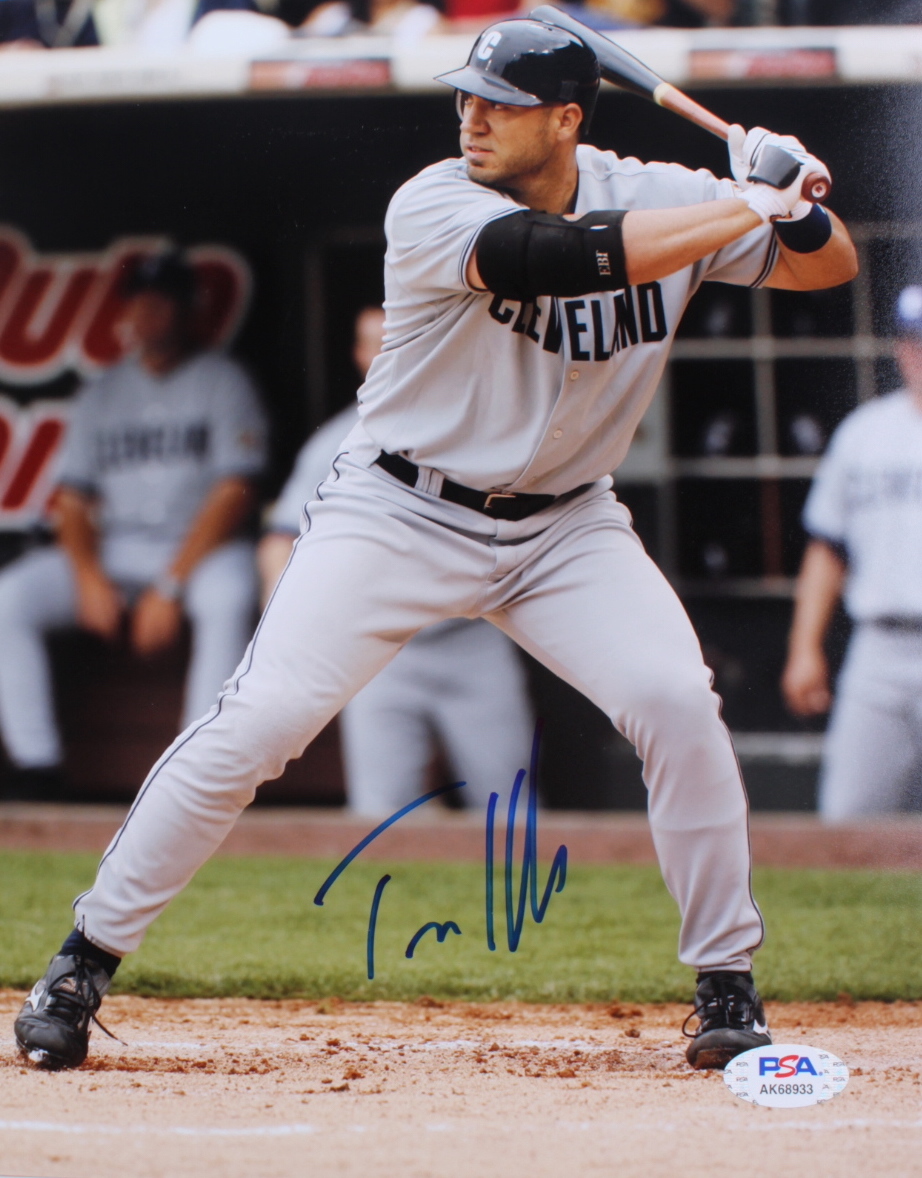 Travis Hafner Signed Indians 8x10 Photo (PSA) at PristineAuction.com Travis Hafner Signed Indians 8x10 Photo (PSA) at PristineAuction.com