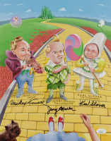 Mickey Carroll, Jerry Maren, & Karl Slover Signed "The Wizard of Oz" 11x14 Photo (JSA) at PristineAuction.com