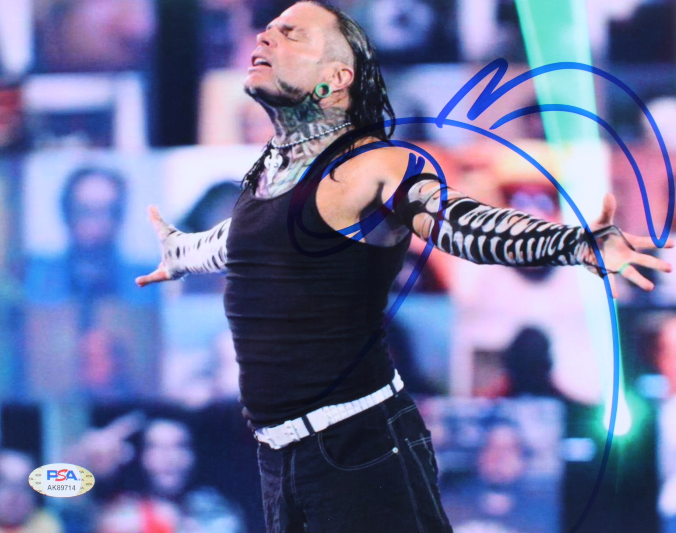 Jeff Hardy Signed WWE 8x10 Photo (PSA) at PristineAuction.com Jeff Hardy Signed WWE 8x10 Photo (PSA) at PristineAuction.com