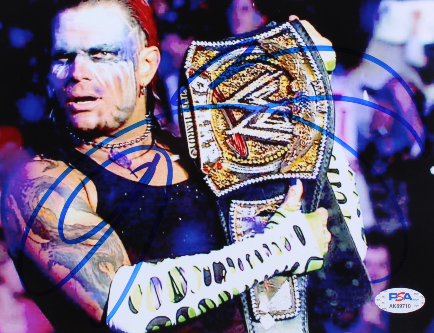 Jeff Hardy Signed WWE 8x10 Photo (PSA) at PristineAuction.com Jeff Hardy Signed WWE 8x10 Photo (PSA) at PristineAuction.com