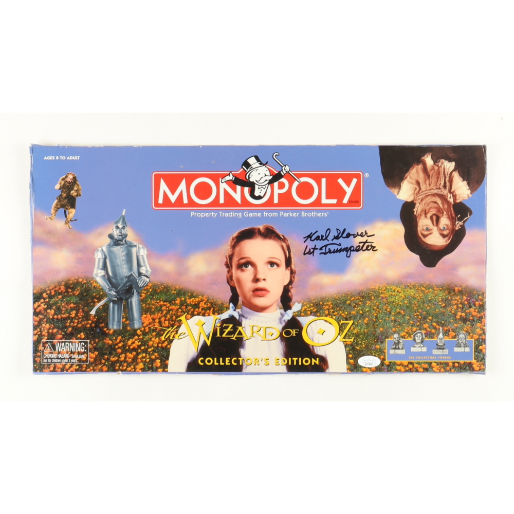 Karl Slover Signed "The Wizard of Oz" Collector's Edition Monopoly Board  Game Cover Inscribed "1st Trumpeter" (JSA) | Pristine Auction