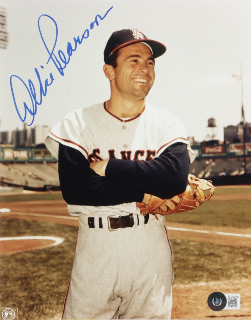 Albie Pearson Signed Angels 8x10 Photo (Beckett) at PristineAuction.com Albie Pearson Signed Angels 8x10 Photo (Beckett) at PristineAuction.com