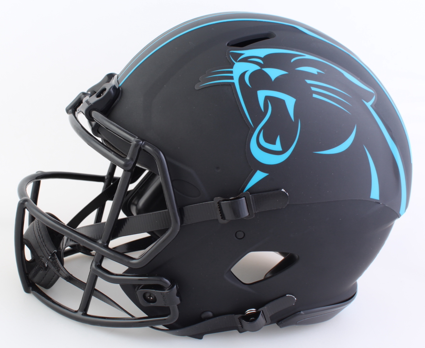 Luke Kuechly Signed Panthers Full-Size Authentic On-Field Eclipse Alternate Speed Helmet Inscribed "Keep Pounding!" (Beckett) at PristineAuction.com Luke Kuechly Signed Panthers Full-Size Authentic On-Field Eclipse Alternate Speed Helmet Inscribed "Keep Pounding!" (Beckett) at PristineAuction.com