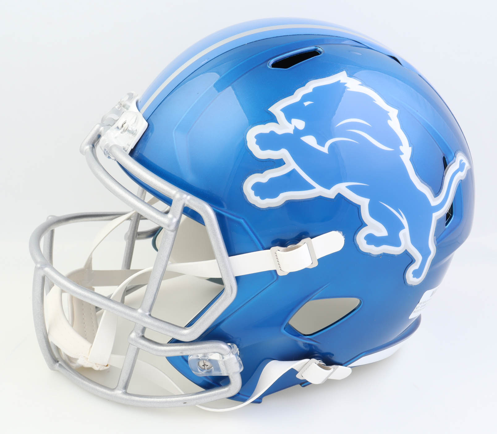 Barry Sanders Signed Lions Full-Size Flash Alternate Speed Helmet (Schwartz) at PristineAuction.com Barry Sanders Signed Lions Full-Size Flash Alternate Speed Helmet (Schwartz) at PristineAuction.com