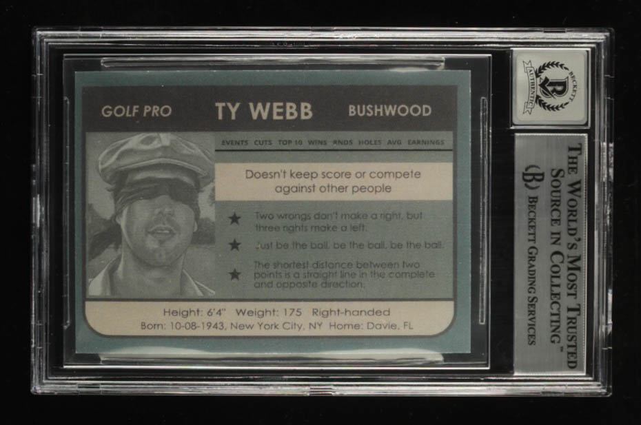 Chevy Chase Signed "Caddyshack" Custom Trading Card (BGS) at PristineAuction.com Chevy Chase Signed "Caddyshack" Custom Trading Card (BGS) at PristineAuction.com