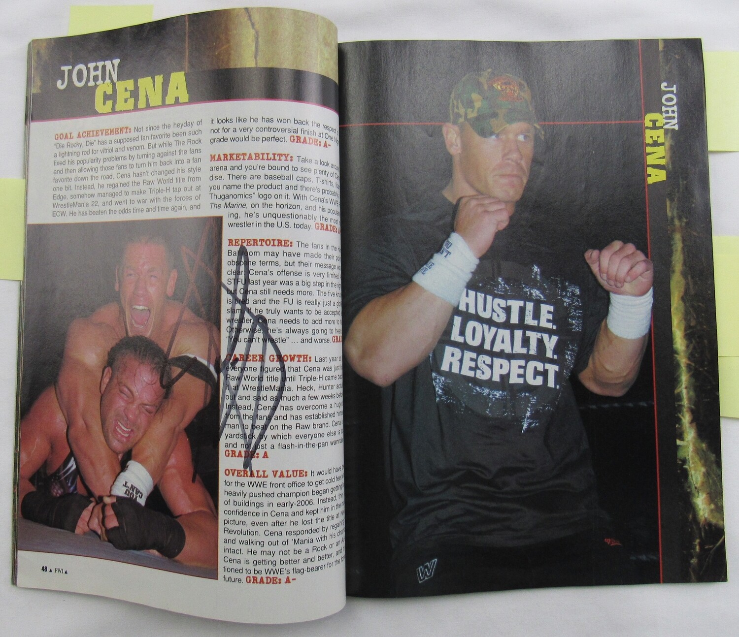 Pro Wrestling Illustrated Magazine Signed By (10) with Edge, John Cena, Trish Stratus, Batista, CM Punk (JSA) at PristineAuction.com Pro Wrestling Illustrated Magazine Signed By (10) with Edge, John Cena, Trish Stratus, Batista, CM Punk (JSA) at PristineAuction.com