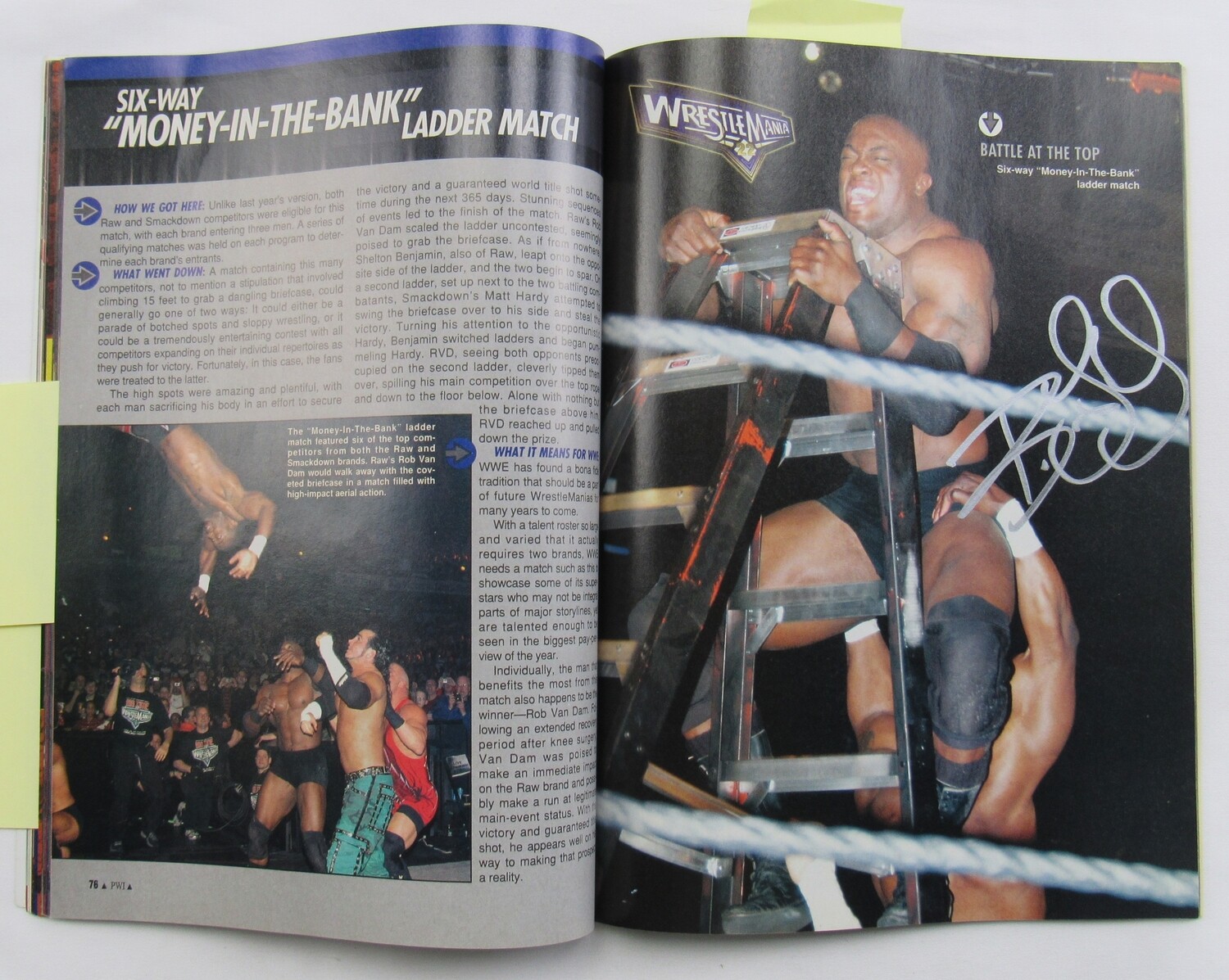 Pro Wrestling Illustrated Magazine Signed By (6) with John Cena, Rey Mysterio, Kane, Bobby Lashley, Torrie Wilson (JSA) at PristineAuction.com Pro Wrestling Illustrated Magazine Signed By (6) with John Cena, Rey Mysterio, Kane, Bobby Lashley, Torrie Wilson (JSA) at PristineAuction.com