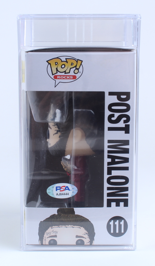 Post Malone Signed #111 Post Malone Funko Pop! Vinyl Figure (PSA) at PristineAuction.com Post Malone Signed #111 Post Malone Funko Pop! Vinyl Figure (PSA) at PristineAuction.com
