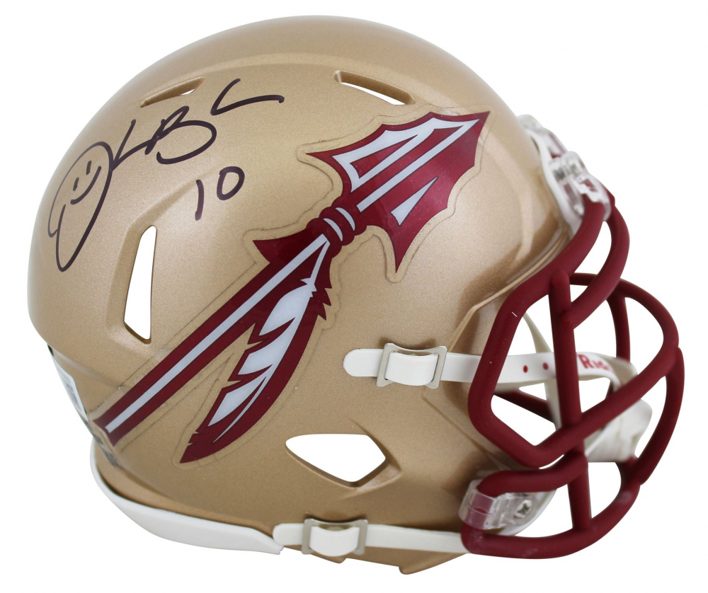 Derrick Brooks Signed Florida State Seminoles Speed Mini Helmet (Beckett) at PristineAuction.com Derrick Brooks Signed Florida State Seminoles Speed Mini Helmet (Beckett) at PristineAuction.com