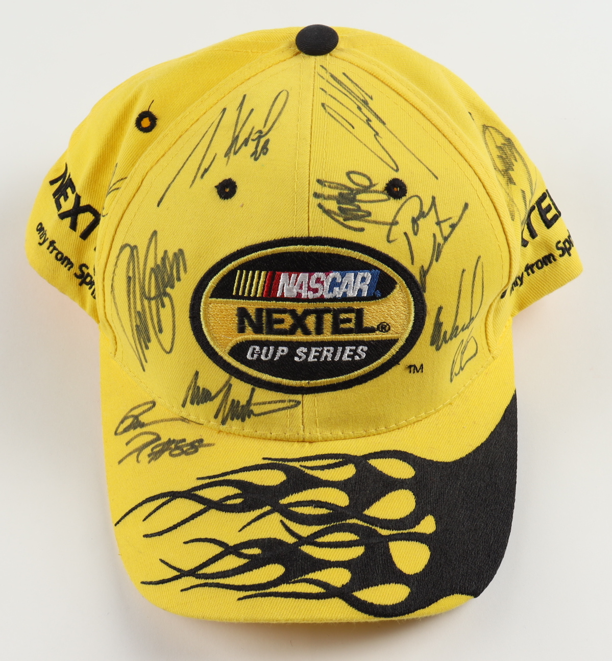 NASCAR Nextel Cup Series Adjustable Hat Signed By (12) With Ward Burton, Mark Martin, Ricky Rudd (Beckett) at PristineAuction.com NASCAR Nextel Cup Series Adjustable Hat Signed By (12) With Ward Burton, Mark Martin, Ricky Rudd (Beckett) at PristineAuction.com