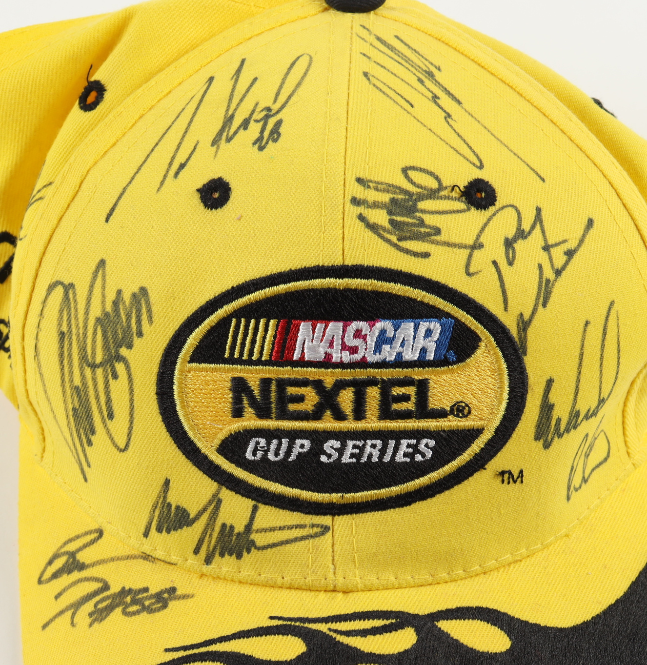 NASCAR Nextel Cup Series Adjustable Hat Signed By (12) With Ward Burton, Mark Martin, Ricky Rudd (Beckett) at PristineAuction.com NASCAR Nextel Cup Series Adjustable Hat Signed By (12) With Ward Burton, Mark Martin, Ricky Rudd (Beckett) at PristineAuction.com
