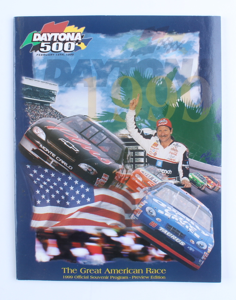 1999 Daytona 500 "The Great American Race" Official Souvenir Program at PristineAuction.com 1999 Daytona 500 "The Great American Race" Official Souvenir Program at PristineAuction.com