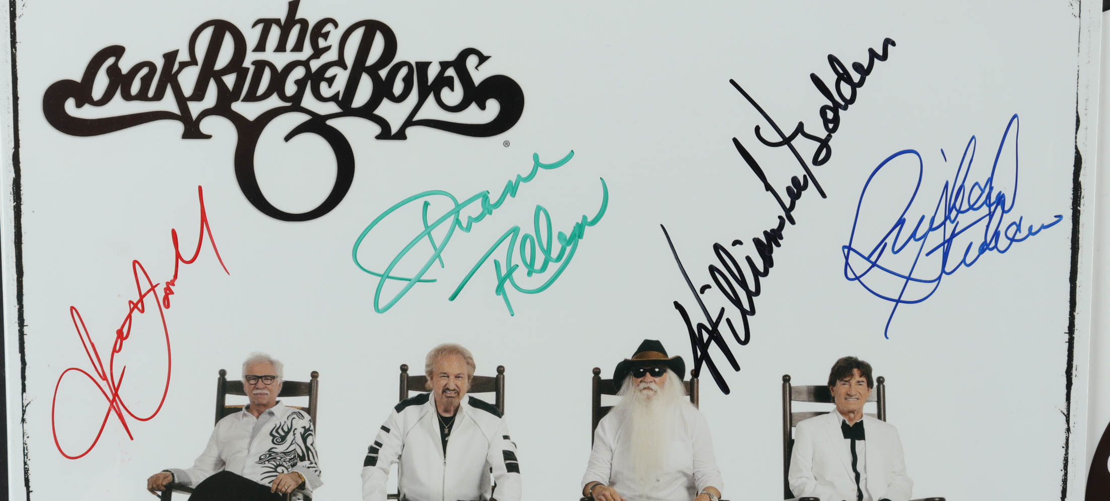 The Oak Ridge Boys 20.5x28.5 Custom Framed Record Display Signed By (4) with Duane Allen, William Lee Golden, Richard Sterban & Joe Bonsall (Beckett) at PristineAuction.com The Oak Ridge Boys 20.5x28.5 Custom Framed Record Display Signed By (4) with Duane Allen, William Lee Golden, Richard Sterban & Joe Bonsall (Beckett) at PristineAuction.com