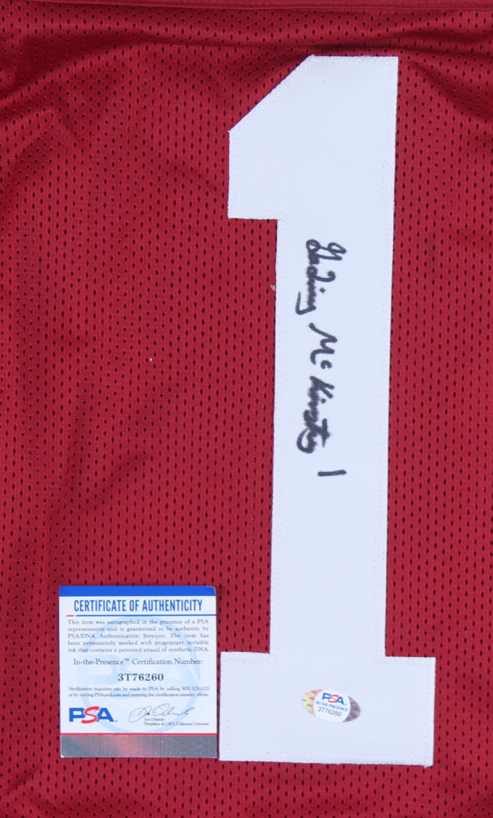 Ga'Quincy "Kool-Aid" McKinstry Signed Jersey (PSA) at PristineAuction.com Ga'Quincy "Kool-Aid" McKinstry Signed Jersey (PSA) at PristineAuction.com