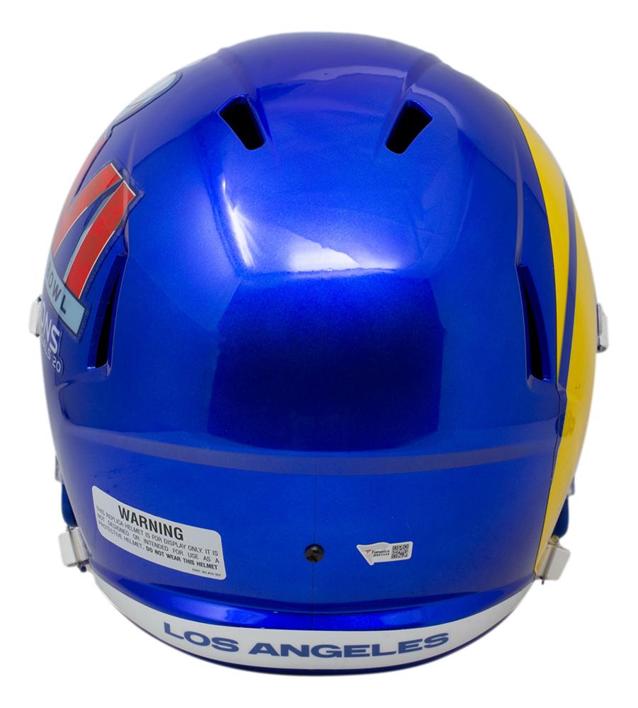 Cooper Kupp Signed Rams Full-Size Super Bowl LVI Champions Logo Speed Helmet (Fanatics) at PristineAuction.com Cooper Kupp Signed Rams Full-Size Super Bowl LVI Champions Logo Speed Helmet (Fanatics) at PristineAuction.com